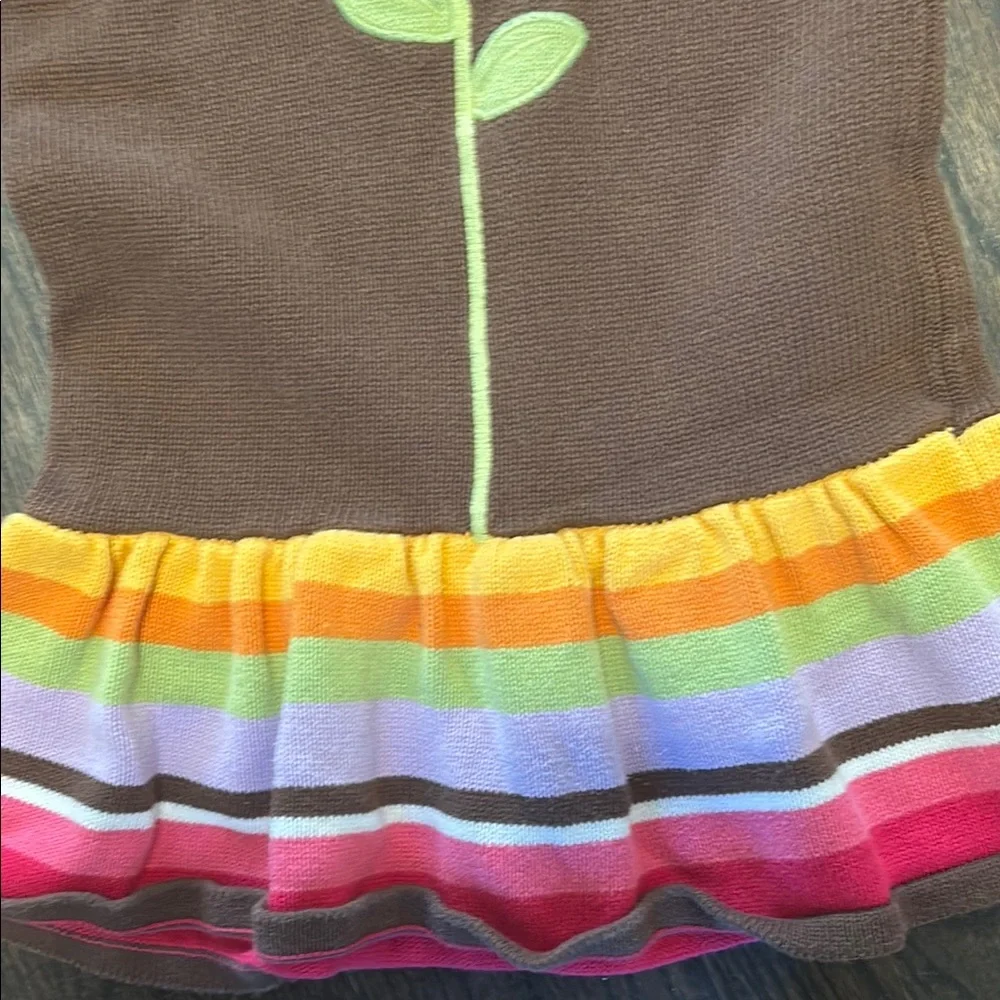 Brown Sunflower Kids Dress Gymboree 4